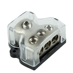 Car Power Distributor Block Tools 1*0 Gauge In 3*4 Gauge Out Car Audio - Zdjęcie 1 z 12