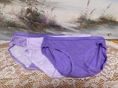 Hanes Ultimate 3-Pack Hipster Breathable Cotton Women's Underwear Tag-Free Small - Image 1 of 4