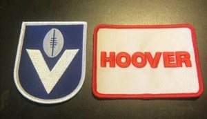 Sydney Swans Football Club 1987 VFL & HOOVER jumper sponsor patches embroidered - Picture 1 of 12