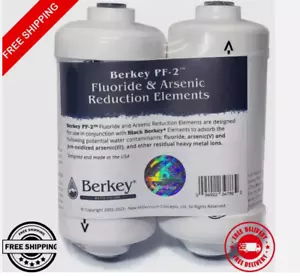 berkey fluoride pf-2 water replacement filters systems filter brand authentic - Picture 1 of 5