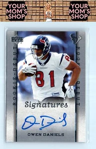 2006 Upper Deck Rookie Debut #250 Owen Daniels Signatures Autograph RC - Picture 1 of 2