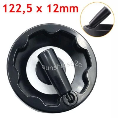 Drehkurbel Handkurbel Stellrad Kurbelrad Handrad Maschinenkurbel Wellennut - Bild 1 von 4