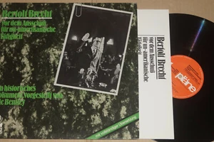 Bertolt Brecht -Vor Dem Ausschuß Für Un-Amerikanische Tätigkeit- LP near mint - Imagen 1 de 1