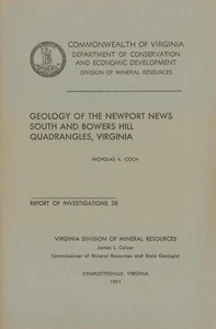 Geology of the Newport News South and Bowers Hill Quadrangles, Virginia - Picture 1 of 1