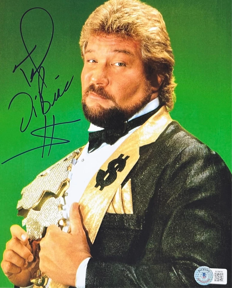 Ted DiBiase Million Dollar Man Signed Autograph 8x10 Beckett Authentic #2 - Image 1 of 1
