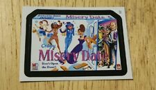 Wacky Packages Trading Card Sticker Unused Creepy Misery Mystery Date Board Game