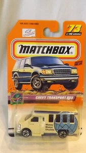 1999 Matchbox Chevy Transport Bus # 73 of 100 "Metro Motel Shuttle" Series 15 - Picture 1 of 2