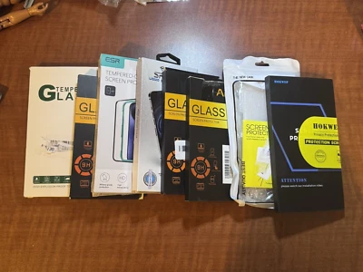 Cell Phone Accessories Lot Misc Cases Screen Protectors Cases Samsung Moto - Image 1 of 4