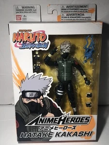 Bandai Anime Heroes Naruto Hatake Kakashi Action Figure Open Box Good - Picture 1 of 8