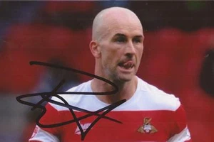 DONCASTER: PAUL KEEGAN SIGNED 6x4 ACTION PHOTO+COA - Picture 1 of 1