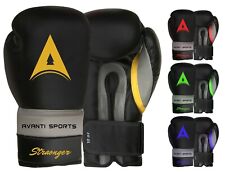 Muay Thai Training MMA Sparring Gloves, Kickboxing Gloves by Avanti Sports