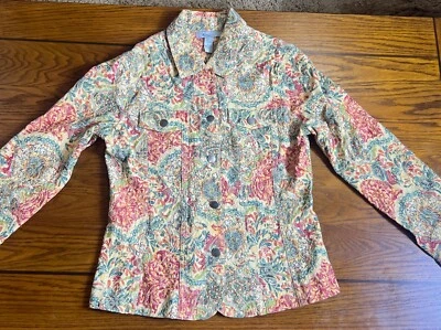 Chaqueta de Jean Bordada Estilo Colorida por Analogía Talla Grande L Foto 1 de 4