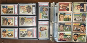 Vintage 1956 Topps BB Complete VGEx+ Set - 342/342 w/ checklists, 27 graded 4.22 - Picture 1 of 24