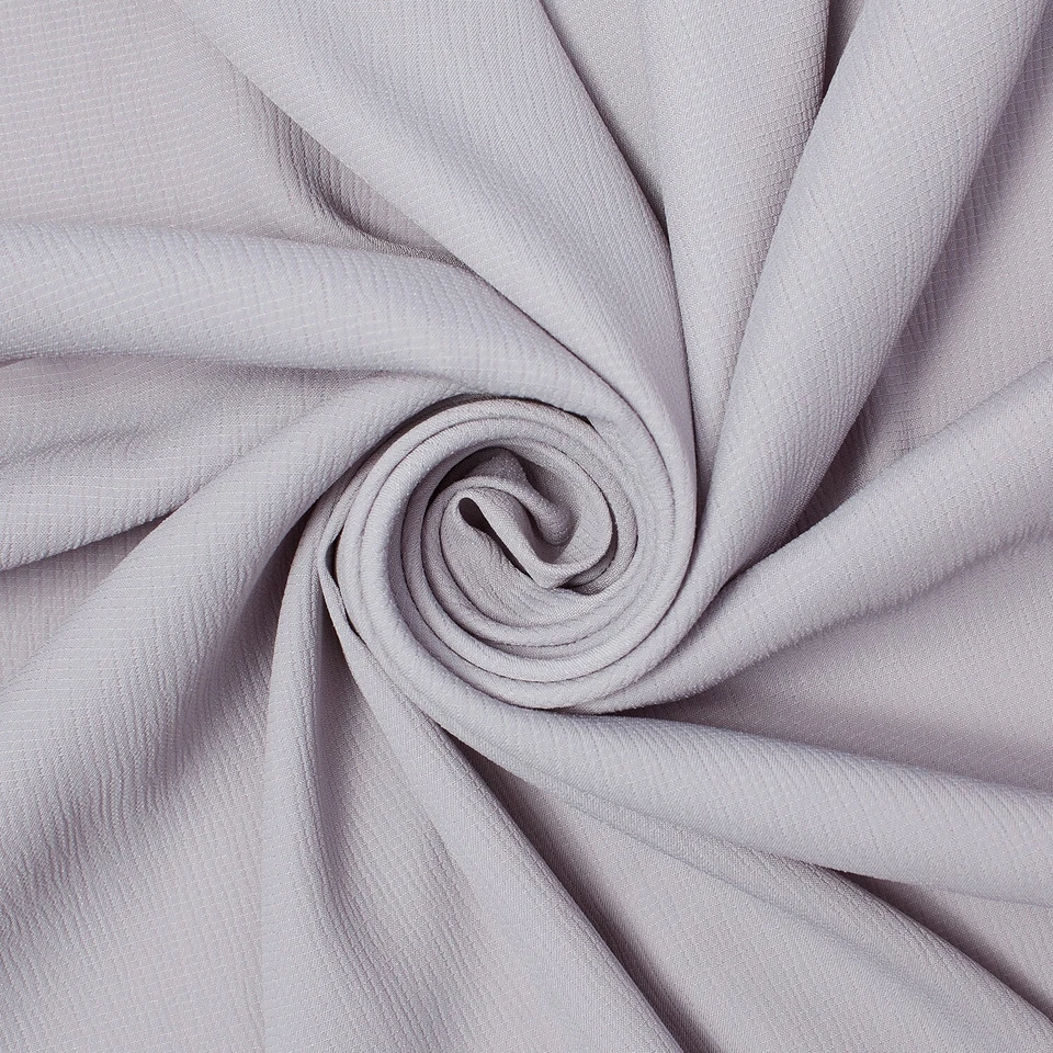 Tela de spandex de poliéster satinado elástico arrugado mate a rayas peso medio Foto 1 de 1