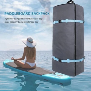 Inflatable Paddle Board Backpack Large Capacity Sup Shoulder Carry Storage Bag - Picture 1 of 11