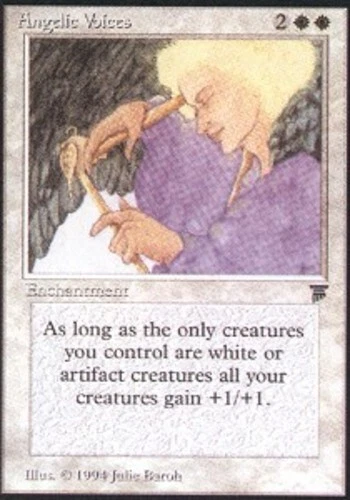 Italian Angelic Voices ~ Lightly Played Legends Foreign Stock Image MTG Magic Ul - Image 1 of 1