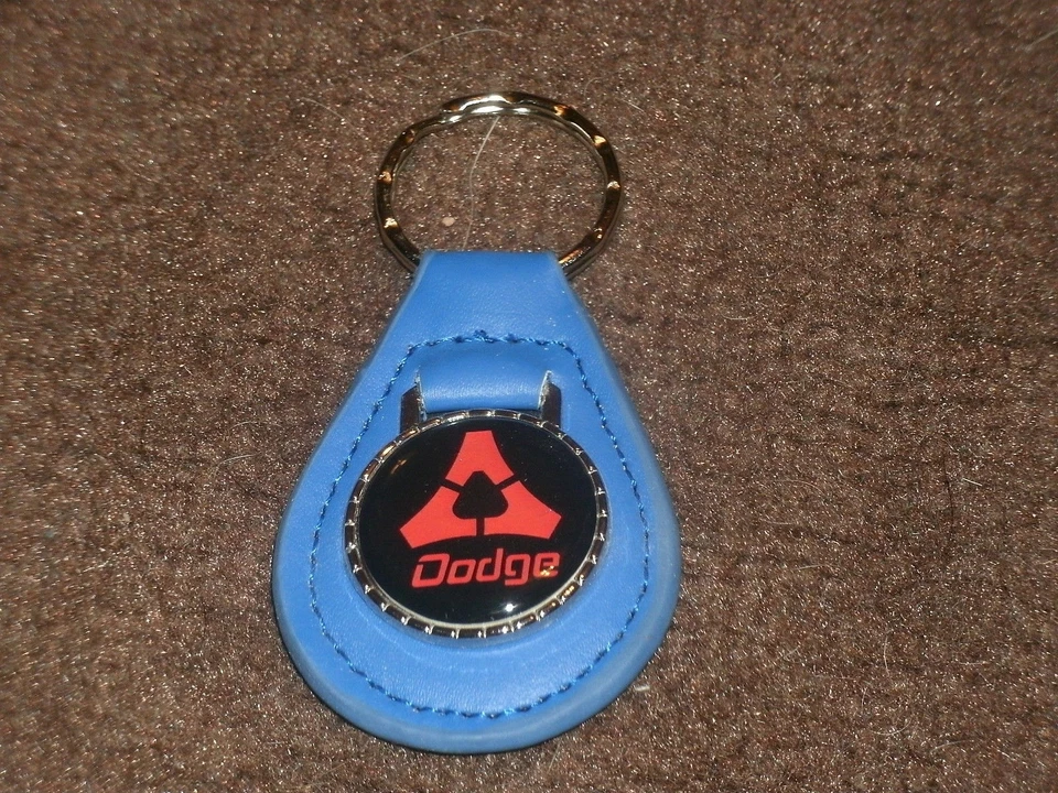 1960's 1970's DODGE DART MONACO POLARA 330 440 880 CORONET KEYCHAIN DARK BLUE - Image 1 of 1