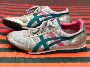 RARE VINTAGE Onitsuka Tiger Ultimate 81 Women's US 11/43.5 or Mens 9.5 Pink/Teal - Picture 1 of 9