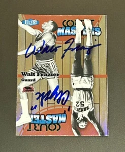 Walt Frazier 2011 Fleer Retro Ultra Court Masters Signed Autograph AUTO JSA HOF - Picture 1 of 5