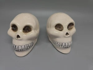 Vintage Keramik Totenköpfe Salz & Pfefferstreuer Set Japan - Bild 1 von 5