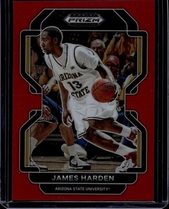 2022-23 Panini Prizm Draft Picks Red Prizm James Harden Arizona State /299
