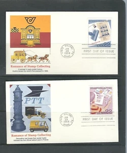 US SC # 2198-2201 Stamp Collecting FDC . Fleetwood cachet - Picture 1 of 2