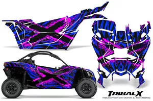 CAN-AM BRP MAVERICK X3 CREATORX GRAPHICS KIT DECALS TRIBALX CM PINK BLUE - Bild 1 von 1