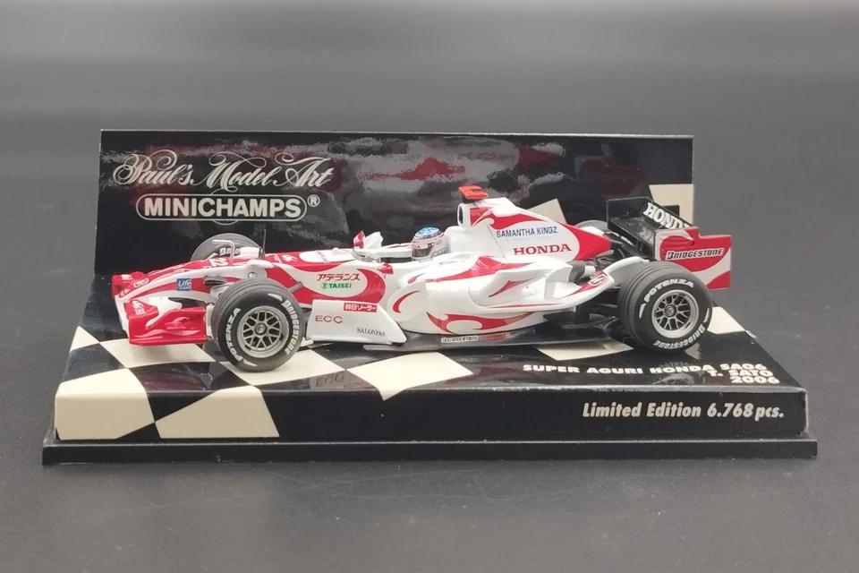 1:43 F1 Super Aguri Honda SA06 T Sato 2006 Minichamps - Photo 1/4