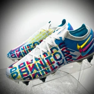 Nike Phantom GT Elite 3D SG Pro AC Blue Pink Yellow DJ0941-468 Mens 7.5 Womens 9 - Picture 1 of 6