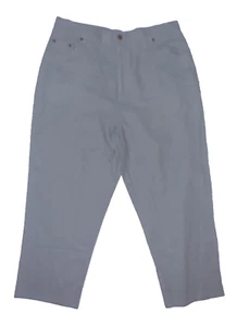 Bill Blass Easy Fit Pants Lt. Green Linen Blend Dress Pants Women's Size: 18 - Picture 1 of 6