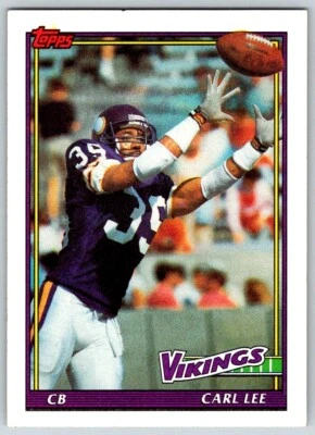 1991 TOPPS CARL LEE MINNESOTA VIKINGS #388 - Image 1 of 2