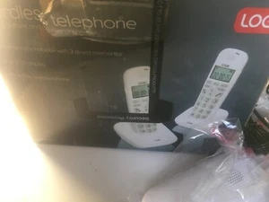 LOGIK L20DBIG10 Bezprzewodowy telefon z dużymi przyciskami L20DBIG10 Podwójne słuchawki #2 71 - Zdjęcie 1 z 4