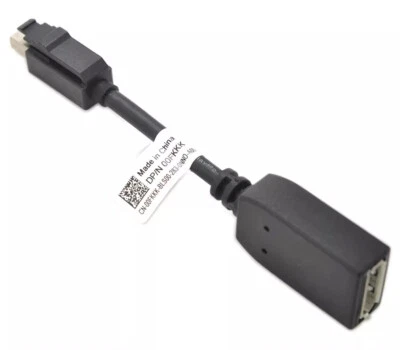 00FKKK Lot New For Dell Mini DP to DP Display Port Adapter Cable 0FKKK  - Image 1 of 3
