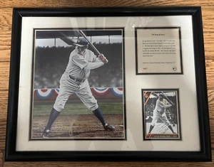 1992 Babe Ruth New York Yankees FRAMED LITHOGRAPH SIGNED BY ARTIST DARRYL VLASAK - Picture 1 of 8
