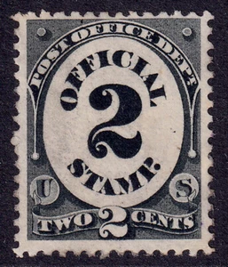 US Scott O48, 1873 Offical Stamp, 2c black, UNUSED NG - Picture 1 of 1