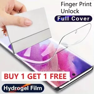 For Samsung Galaxy S24 S23 S22 S24 Ultra S10 Plus Hydrogel FILM Screen Protector - Picture 1 of 6