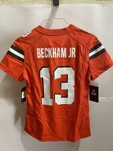 Odell Beckham Jr Cleveland Browns Nike Women's Game Jersey - Orange Small - Picture 1 of 9