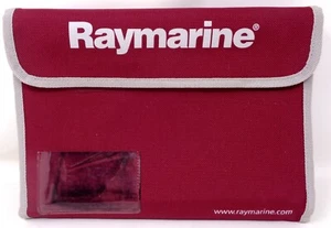 RAYMARINE Red Canvas Tri-Fold Case - Picture 1 of 3