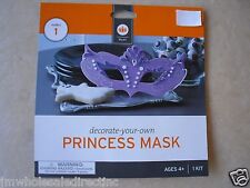 New ! Decorate Your Own Princess Mask Party Time Birthday Wedding party