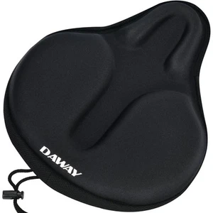 C6 Large Comfortable Exercise Bike Seat Cover - Wide Soft Foam & Gel Padded B... - Picture 1 of 7