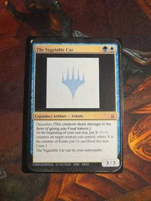 The Vegetable Car !! Unknown Event Playtest Card MTG Gencon 2025 Rare Magic - Image 1 of 4