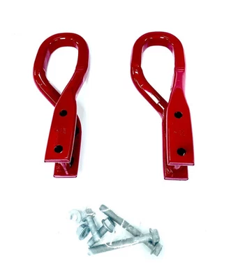 Ganchos de reboque de recuperação frontal GM 84196516 2020-2026 GMC Sierra 2500HD 3500HD VERMELHO FABRICANTE DE EQUIPAMENTO ORIGINAL - Imagem 1 de 4