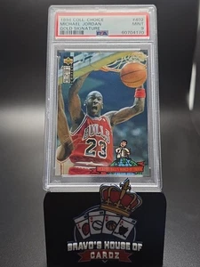 Collector's Choice Gold Signature #402 1994 Michael Jordan Bulls Salón de la fama PSA 9 como nuevo - Imagen 1 de 3