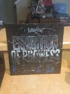 Kublai Khan TX Banda de Metal Músicos Firmado EXPOSICIÓN DE DESTREZA VINILO Disco  - Imagen 1 de 4