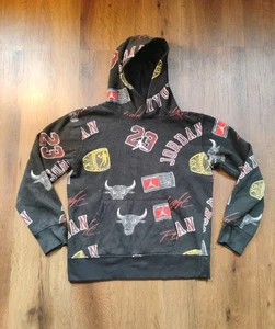 Jordan Jumpman Bulls Anillo AOP Sudadera con Capucha Juvenil XL Ropa de Calle Baloncesto - Imagen 1 de 6