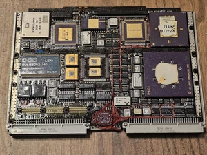 CPU Space Military Board w/Many Gold Ceramic Chips Intel DDC WEDC XICOR LSI AMD - Picture 1 of 6