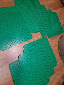 Menge 10 Lego Duplo Original große grüne Grundplatten einige TLC Grundplatte LESEN - Bild 1 von 6