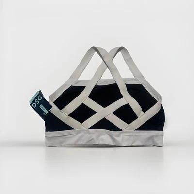 DSG Womens Maxine Swim Top Black/White NWT size Large  - Image 1 of 4