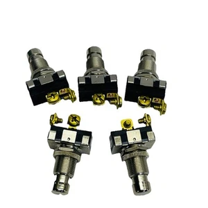 AC PUSHBUTTON SWITCH 35-3427 SPST N - Picture 1 of 5