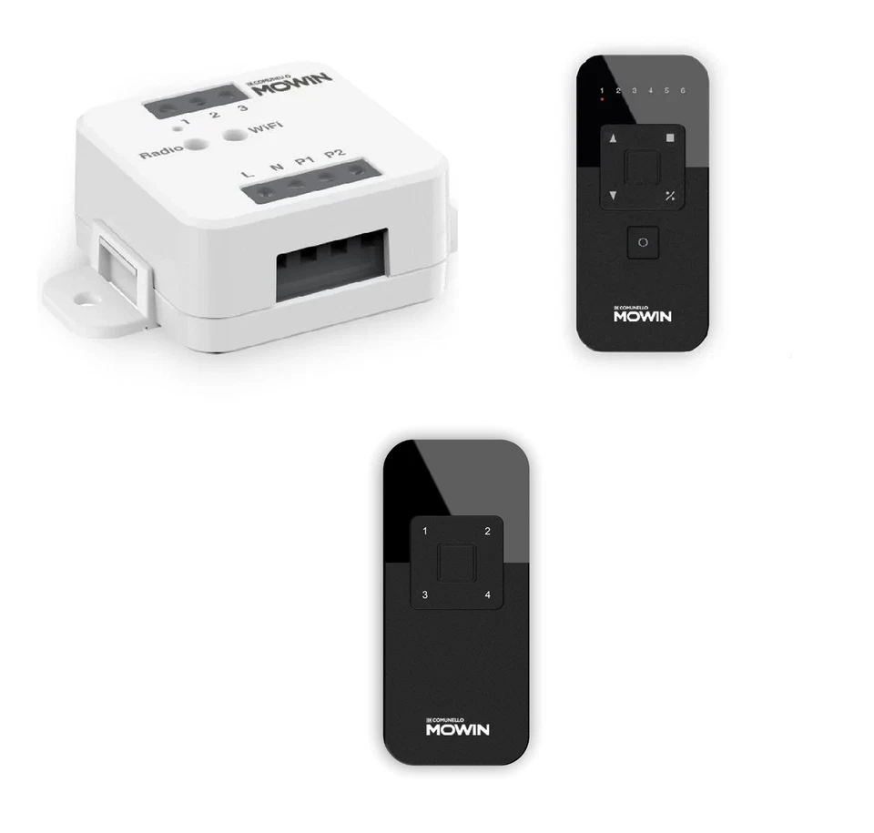COMUNELLO CENTRALINA UNIVERSALE PER TAPPARELLE SERRANDE TENDE MOTORE TELECOMANDO WIFI APP